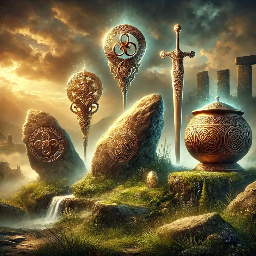 Tuatha Dé Danann four items