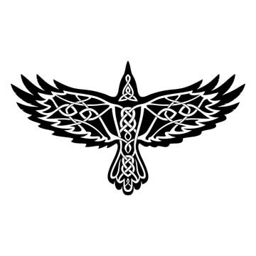 celtic raven knot