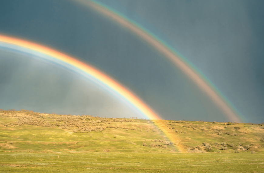 weather in ireland with rainbow