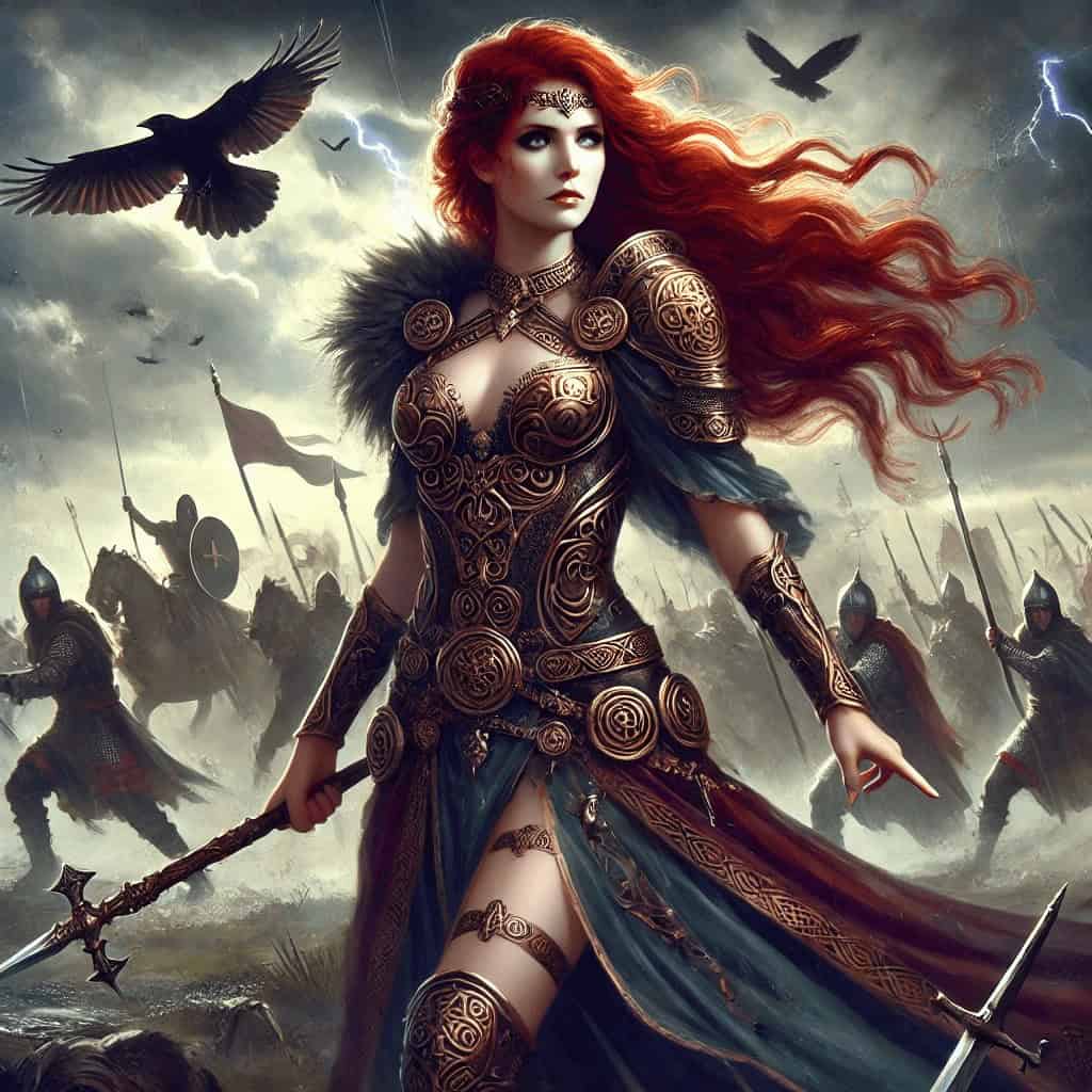 goddess macha in battle