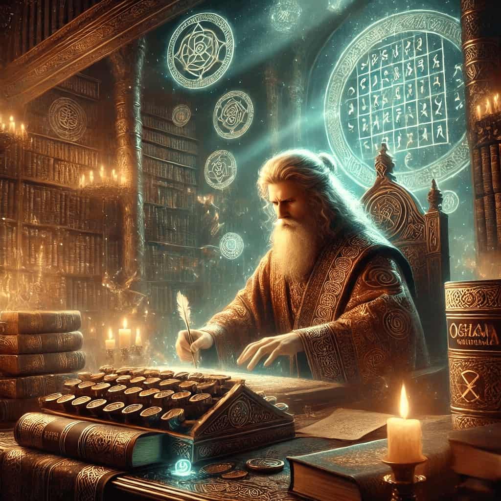 celtic god of writing