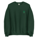 unisex-crew-neck-sweatshirt-forest-green-front-68641b6ac672c.png