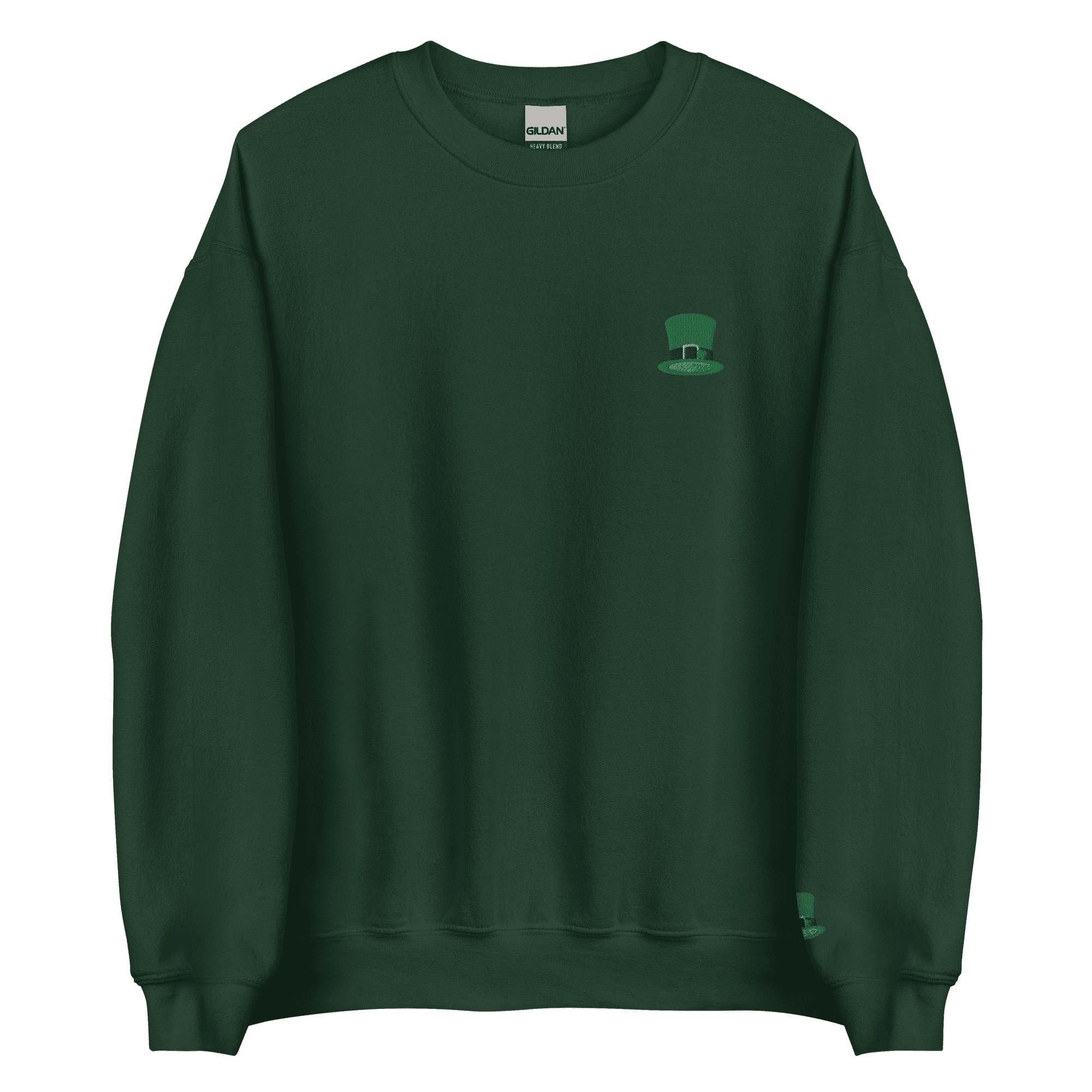 unisex-crew-neck-sweatshirt-forest-green-front-68641b6ac672c.png