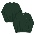unisex-crew-neck-sweatshirt-forest-green-front-and-back-6865a24906359