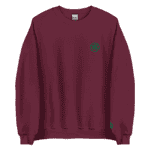 unisex-crew-neck-sweatshirt-maroon-front-68641a63e8340.png